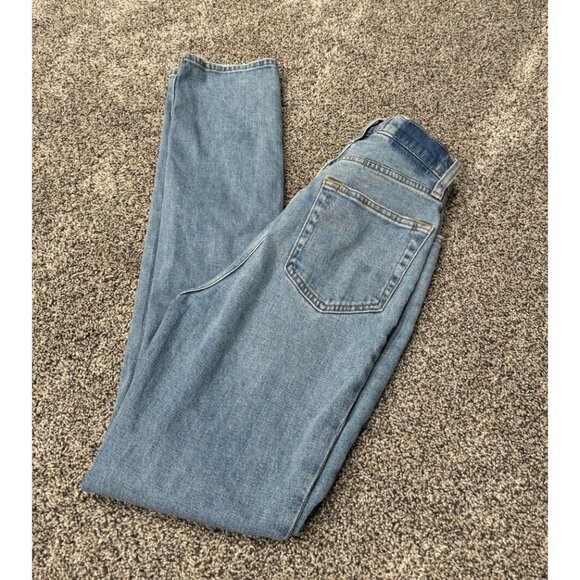 abercrombie and fitch the 90s slim straight ultra high rise Size 24 EUC - Picture 2 of 6